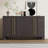Sideboard Buffet Cabinet With Storage, Wood Sideboard With Adjustable Shelves And Gold Handles For Kitchen, Dining Room And Living Room (Taupe)-1271876034