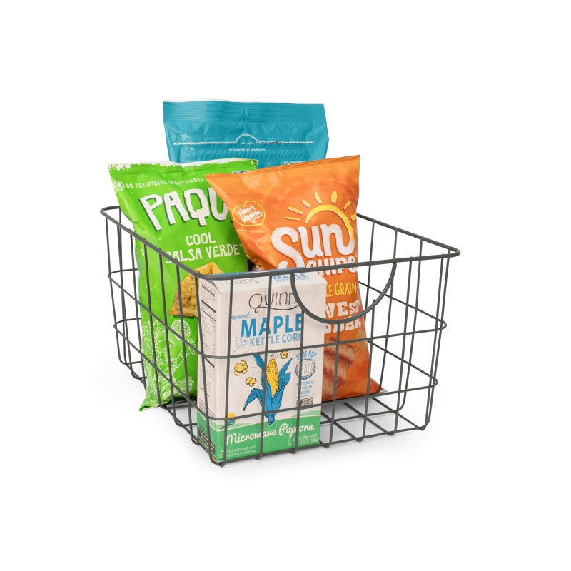 Dotted Line™ Albie Decorative Basket, Industrial Gray