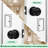 Door Knobs with Round Rosette, Keyless Lock for Bed and Bath Room-43668850-128500661