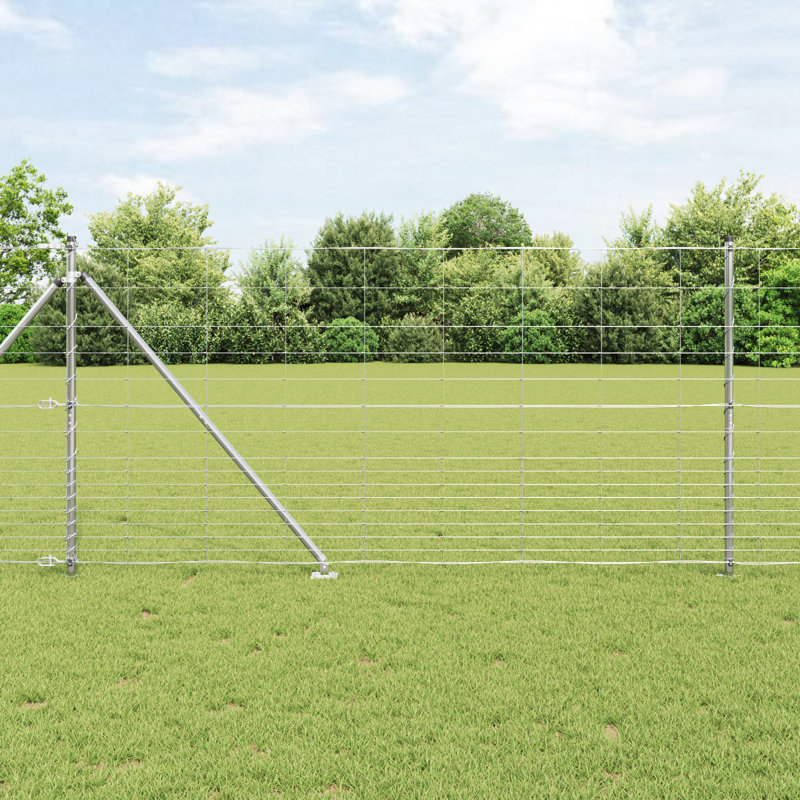 Vidaxl Field Fence Galvanised Steel, 120cm H x 2500cm W
