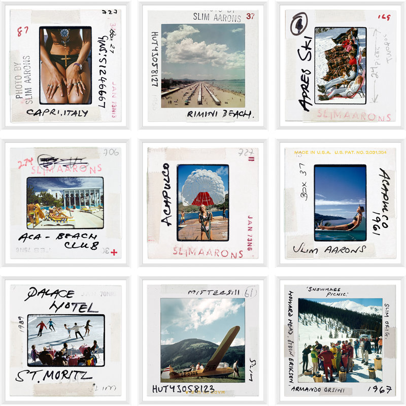 Archival Slides Set by Slim Aarons