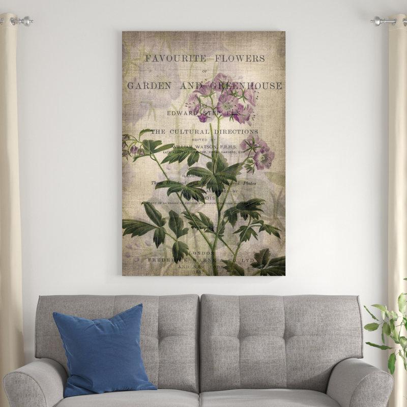 Fleurs préférées IV, H 48 po x l 32 po x P 1,25 po