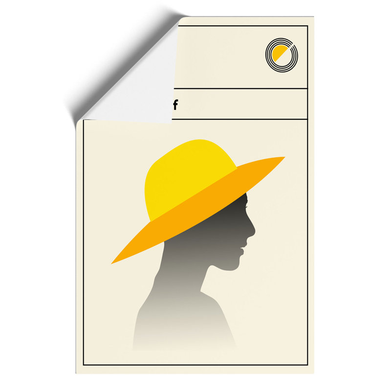 Book Cover Mrs Dalloway Virginia Wolf - Frameless Print, 59cm H x 42cm W x 0.1cm D