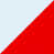 Blanc / Rouge transparent