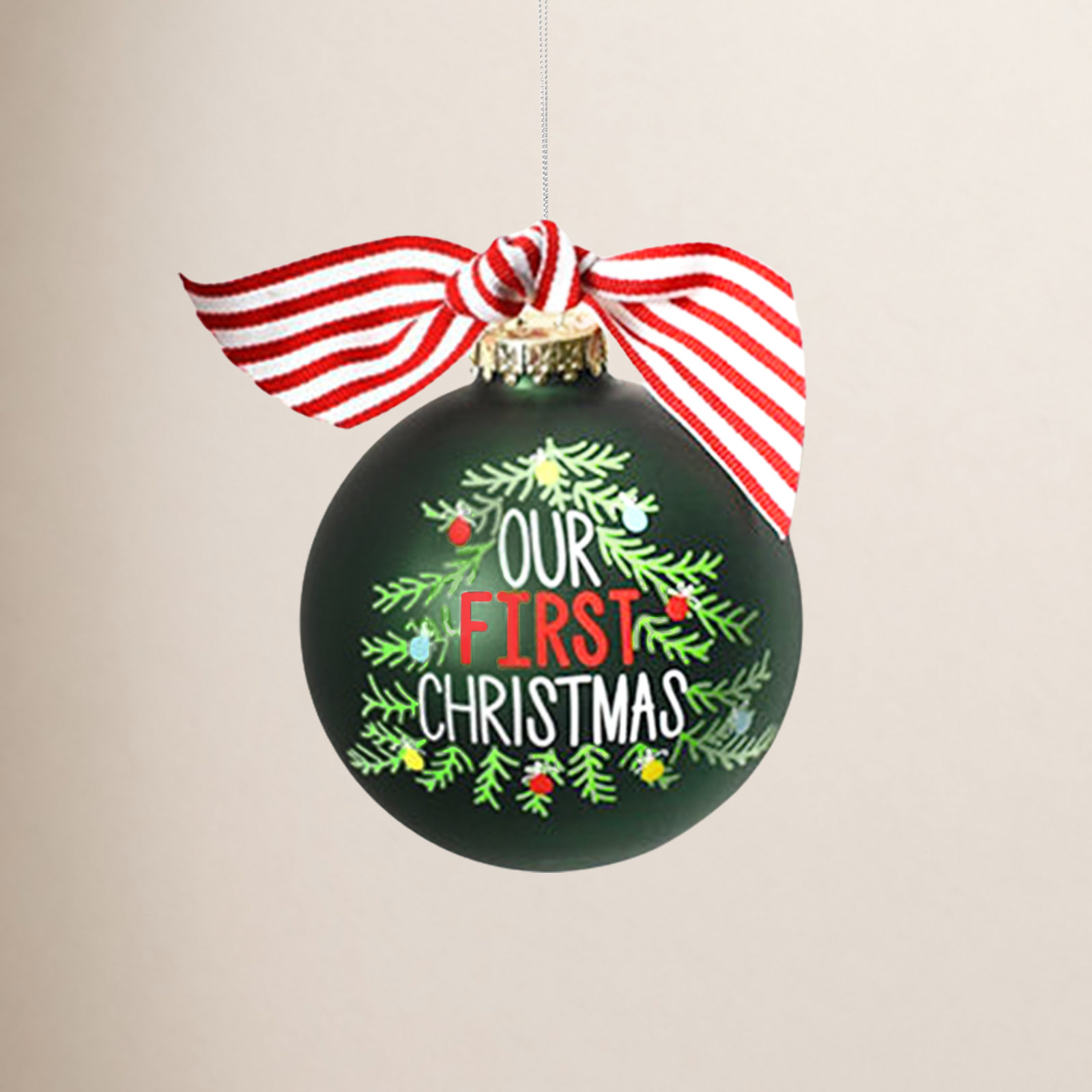 4" Glass Bauble