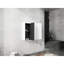 Armoire de salle de bain moderne 12 po, murale, 3 portes à fermeture douce, blanc, choix de rangement abondants-286454909