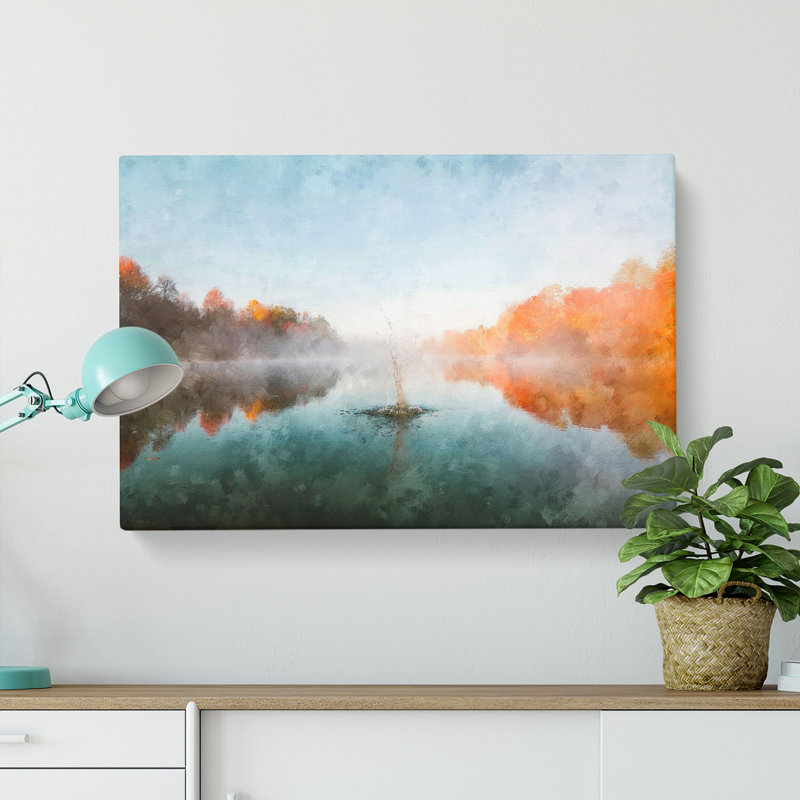 Lake Splash - Wrapped Canvas, 35cm H x 50cm W x 3cm D