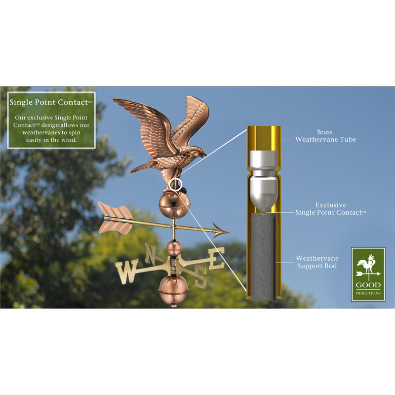 35'' H Metal Animals Weathervane