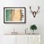 Beach Huts on Brighton Beach 1 Piece Single Picture Frame Painting on MDF-56628141-56628142