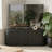 Aurel Buchheit Modern 43.3“ Fluted Corner TV Stand With Sliding Door-1255690277