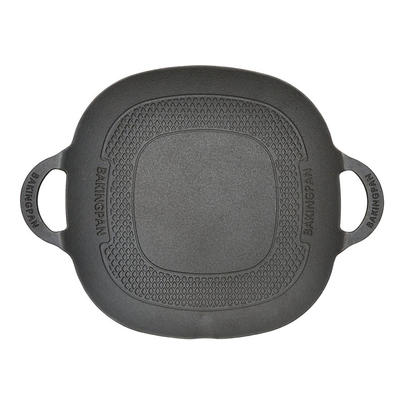 Cast Iron Grill & Griddle Pan