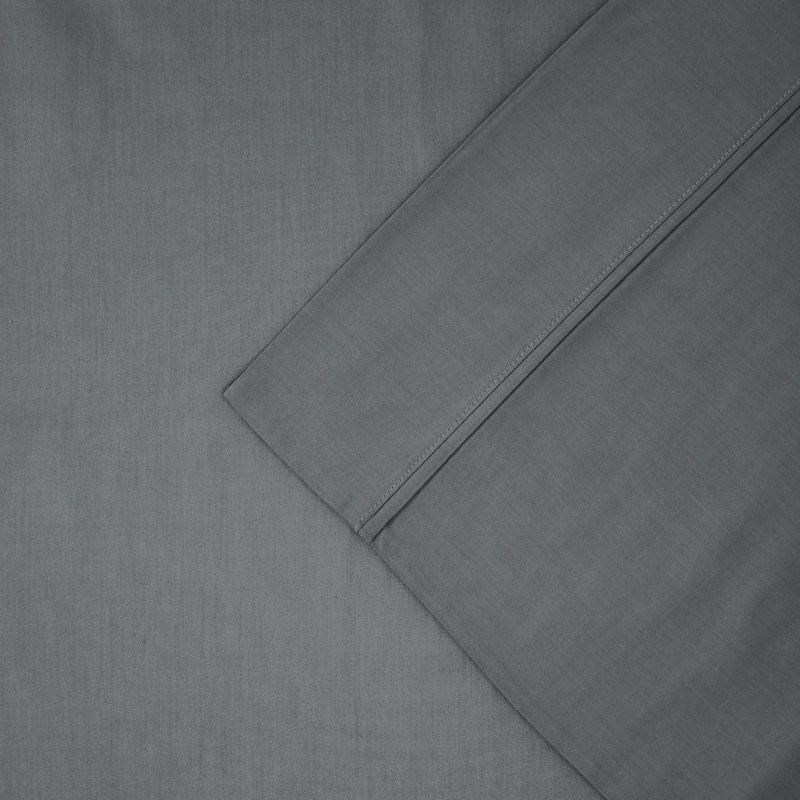 Modern Threads 400 Thread Count 100% Egyptian-Quality Cotton Sheet Set, Ultra Soft, Breathable, Durable, Gray