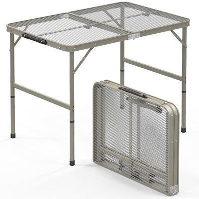 3Ft. Patio Rectangular Folding Table