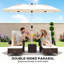 Outsunny Garden Parasol-1308074817