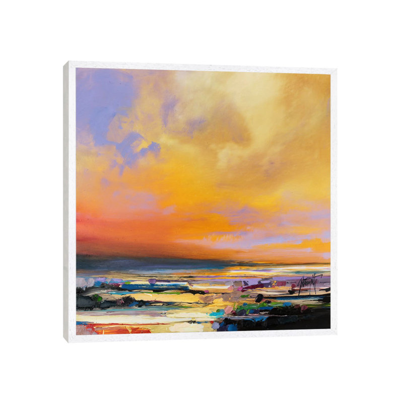 Diminuendo Sky Study I by Scott Naismith - Print on Canvas, 45.72 cm H x 45.72 cm W, White Framed