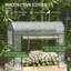 Brezinski Raised Planter, Garden Bed with Greenhouse Cover and Bed Liner