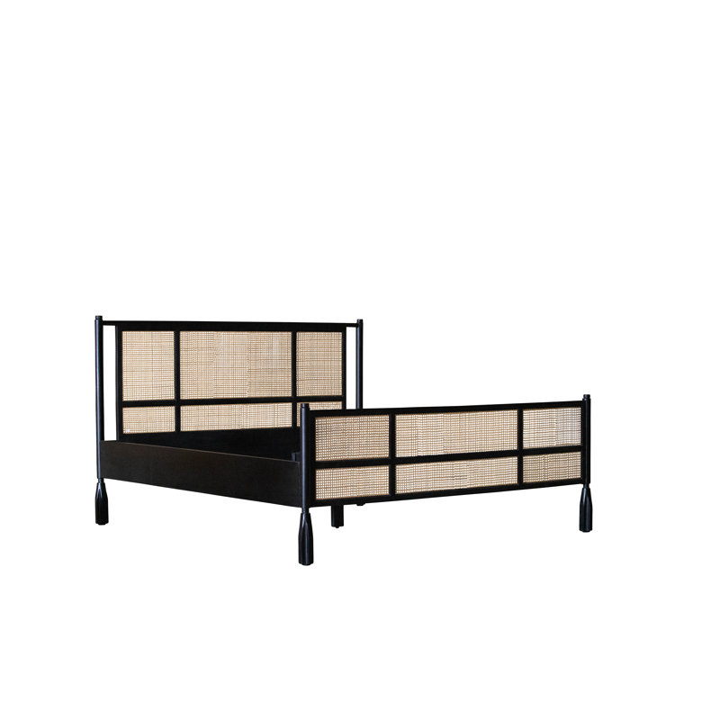 Stockholm Solid Wood Bed, Queen