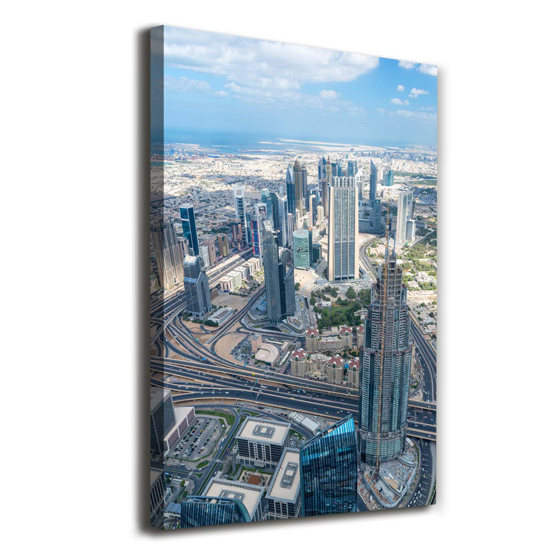 Skyscrapers - Wrapped Canvas Print