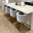 25.5'' Upholstered Counter Height Bar Stool with Barrel Backs Set of 4-109916632-109916631