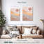 «Contemporary Boho Sunset», reproduction sur toile-93026015