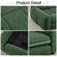 Grand lit pour chiens de grande taille et très grande taille, canapé surélevé avec accoudoirs et dossier, canapé en lin discret, lit pour chien de style mobilier moderne, vert olive