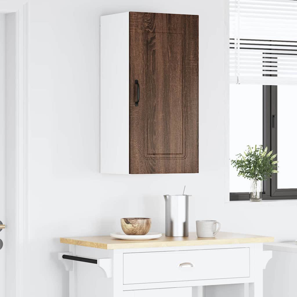 Vidaxl Kitchen Wall Cabinet With Shelf Concrete Grey 40 X 31 X 80 Cm