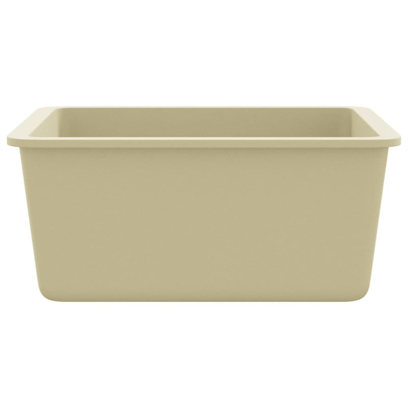 Évier de cuisine vidaXL, Beige