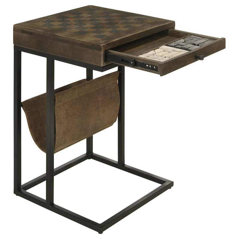 Table d'appoint à 1 tiroir Raphiel
