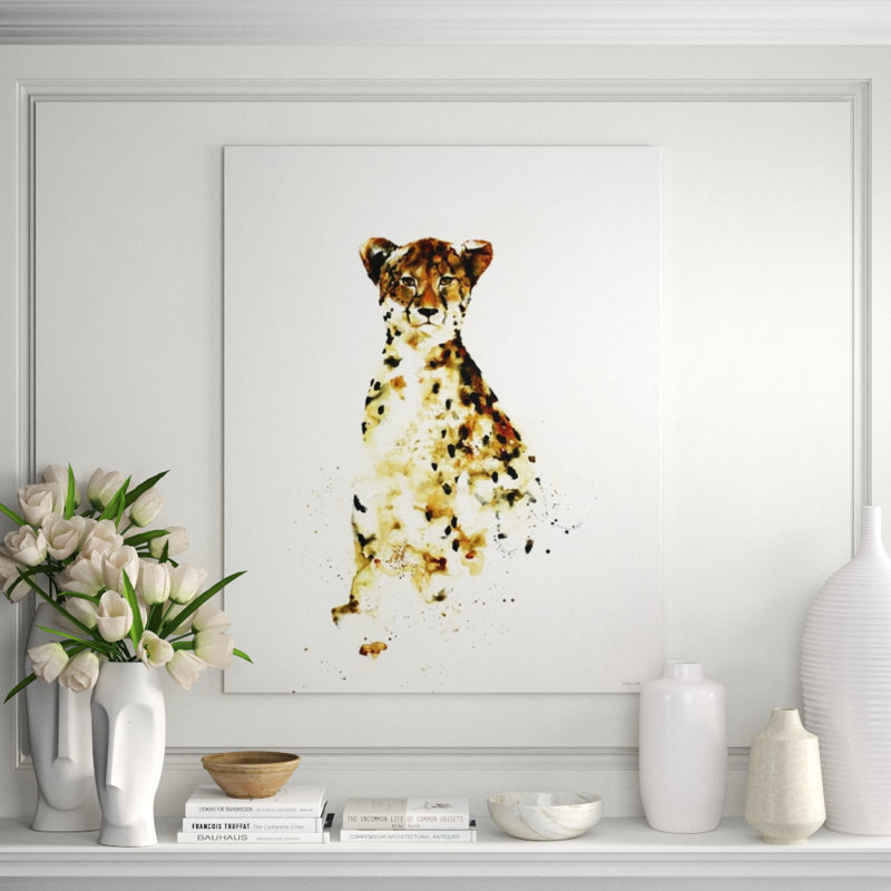 Cheetah Print, Outdoor, 68" H x 54" W