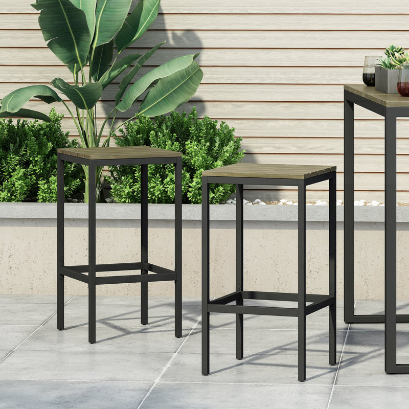Tabouret EZRA, Gris