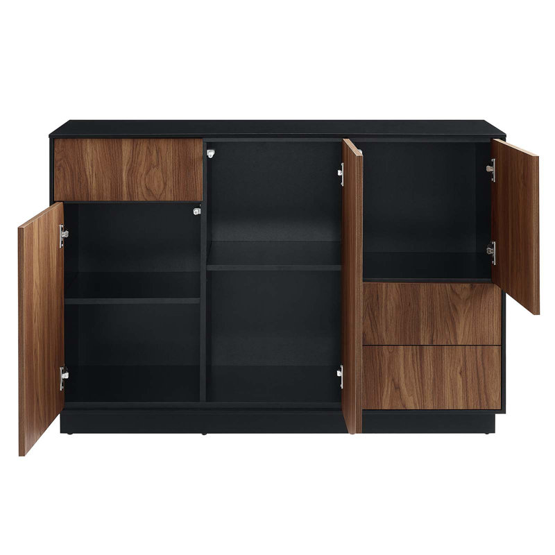 Holden 47" Brown Black Wood Grain Sideboard