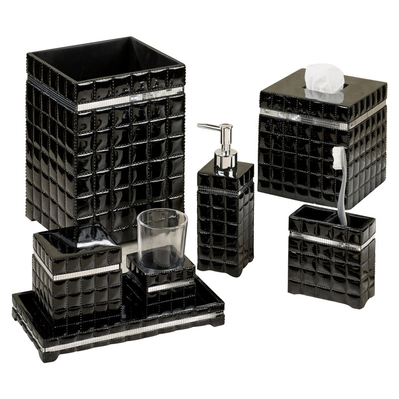 Gobelet sur pied 19 po noir, Noir