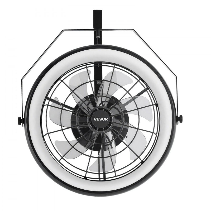 Ventilateur mural 22 pouces avec télécommande 6 vitesses pour atelier de patio
