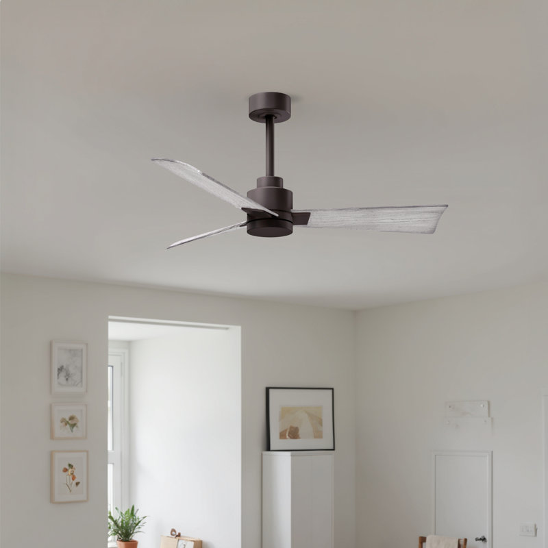 Alessandra 42'' Ceiling Fan, Barn Wood Tone, Textured Bronze