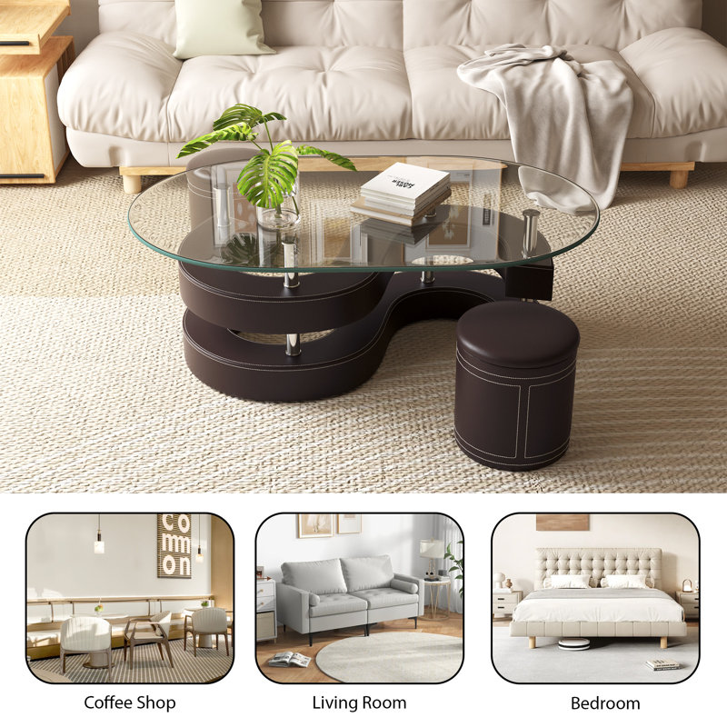 Shadarev Coffee Table, Brown