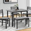Ensemble repas, 5 pièces, ensemble rectangulaire 40 po-708308079-708308078-708308076