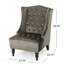 Fauteuil d'appoint à dossier pour les salons confortables