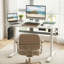 Bureau debout électrique 55 "x 24" avec contrôleur mémoire Gracie Oaks, blanc DESK-HTO-4C1A-18-1279445528
