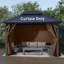 Aoodor Replacement 4-Panel Gazebo Sidewall Curtains -97531252-90565558