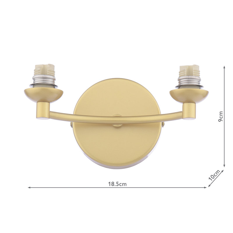 Wall Light, Matt Gold