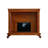 Picardy 59" Fireplace, Honey Oak Finish-1087629228