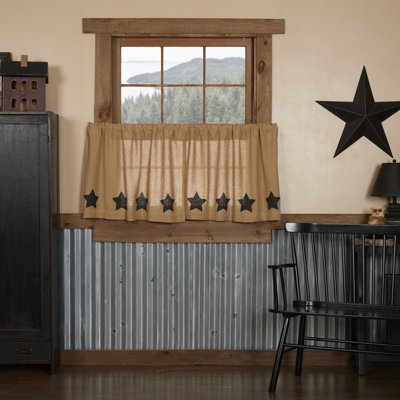 Claysville Cotton Tailored Cafe Curtain