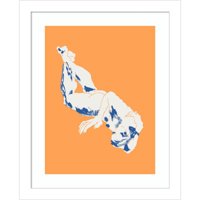 Nude Orange Print by Francesco Gulina