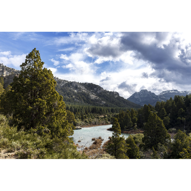 Patagonie sur toile, H 8 po x l 12 po