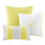 Édredon très grand gris / jaune, coton 200tc avec rembourrage de lit lavable à la machine gris / jaune-118742612-118742614
