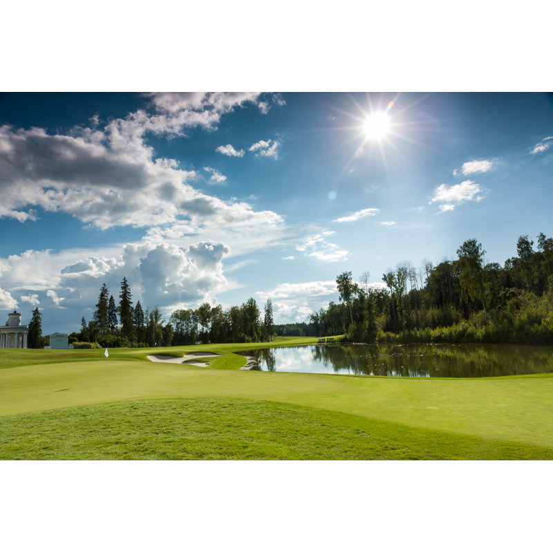 Golf Course by Catuncia - Wrapped Canvas Print, 20cm H x 30cm W