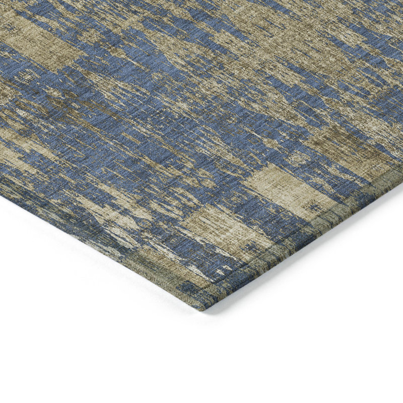 Tapis intérieur / extérieur marocain taupe et beige 9 'X 12'