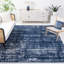 Tapis bleu marine / ivoire-2148099