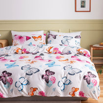 Althea quilt, elegant botanical floral quilt, 100% cotton pre-washed,  pre-shrunk, machine washable.