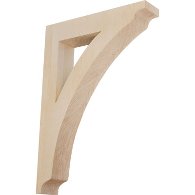 1 3/4"W x 8 1/2"D x 12"H Large Thorton Wood Bracket, Maple (2-Pack)